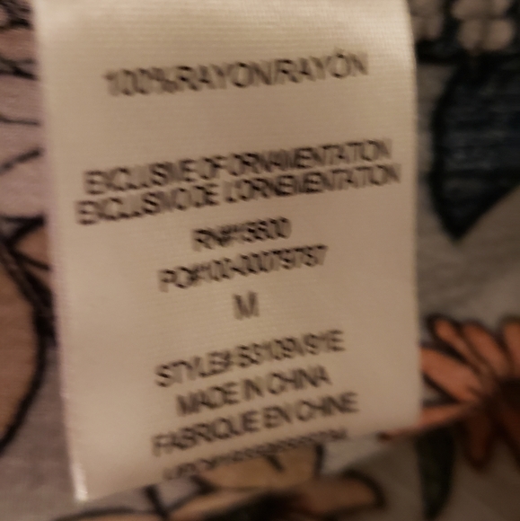 Democracy flowered blouse with lace detail - Medium - Picture 5 of 5